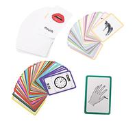 WOONEKY 108Pcs Sight Word Flash Cards for Interactive Learning Tools for Early Vocabulary Development Portable Sensory Cards for for Home School Classroom
