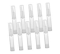 WOONEKY 10ml Eye Serum Pump Bottles Leakproof Plastic Storage Containers for Cosmetics