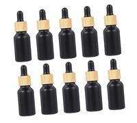 WOONEKY 10pcs Convenient Essential Oil Glass Bottles Dropper Bottles Ear Dropper Multi-function Portable Oil Dispenser for Aromatherapy