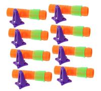 WOONEKY 10pcs Crayon Extender Holder for Oil Pastels Plastic Drawing Stick Lengthener Tool for Artists Reducing Hand Fatigue Compatible with Oil Pastels and Crayons Art Accessory