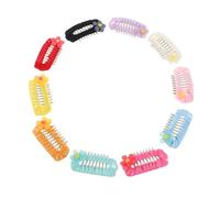 WOONEKY 10pcs Cute Cartoon Dog Hair Clips for Small Dogs Puppies and Cats Stylish Pet Barrettes Hairpins for Grooming and Photo Sessions Practical Pet Hair Accessories for Stray Control