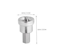 WOONEKY 10Pcs Drywall Depth Stop Plasterboard Bits Hex Screwdriver Drill Bits for Power and Cordless Drills Locating Screws Tool for Precise Screw Penetration