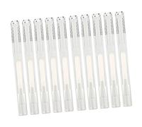 WOONEKY 10pcs Empty Nail Oil Pen Rotary Pens Brush Tip for Lip Gloss Tubes Cosmetic Applicators for Gel Nail Polish