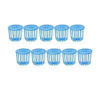 WOONEKY 10pcs Parrot Feeding Basket Pet Birds Finding Food Toy Bird Feeder Basket Hanging Fruit for Plastic