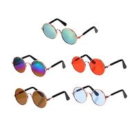 WOONEKY 10pcs Pet Sunglasses Stylish Eye for Dogs Cats Uv Shielding Fashionable Eyewear for Outdoor Adventures Windproof Comfortable Fit for Photoshoots