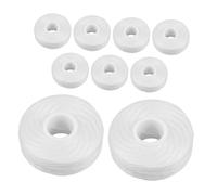 WOONEKY 10pcs Polyester Floss Replacement Cores Spool for Tooth Cleaning Strong Flexible Oral Care Floss Refills Compatible with Dispensers Comfortable Smooth Texture for Plaque Removal