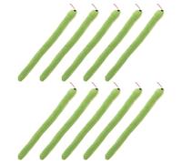 WOONEKY 10pcs Realistic Snake Cat Squeaky Interactive Chew Playthings for Kitten Teeth Grinding and Indoor Enrichment Corduroy Stuffed Simulation Animal Props