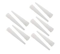 WOONEKY 10pcs Sturdy Plastic Caulking Tips Extension Nozzle for Glass Sealant Gun, Precision Hose Spout Nozzle for Efficient Finishing in Home and Construction Use