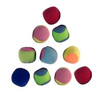 WOONEKY 10pcs Suction Ball Soft Sticky Throw Balls for Kindergarten Fun Easy to Play Safe Family Outdoor Indoor Games Gift Random Color