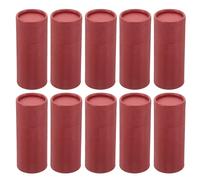WOONEKY 10Pcs Thickened Paper Storage Canisters for Kitchen and Pantry Cylinder Boxes for Bottles and Tea Natural Minimalist Design Safe Materials Portable Household Storage Jars