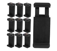 WOONEKY 10pcs Tripod Phone Holder Clamp Phone Mount for Tripod Rotatable Selfie Stick Adapter Firm Stable for Live Streaming
