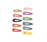 WOONEKY 11pcs Geometry Frosted Hair Clips for Women Girls Candy Color Mixed Styles Non-slip Hair Accessories for Everyday Use