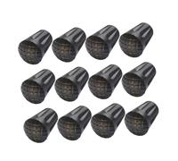 WOONEKY 12 Pcs Skid Hiking Stick Tips Crutch End Covers for Walking Sticks Lightweight and Durable Walking Accessories for Slippery and Steep Roads