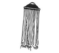 WOONEKY 12pcs Black Nylon Eyeglass Cord Eyewear String Sunglass Retainer Neck Strap Pack for Men and Women Safety Eye Protection