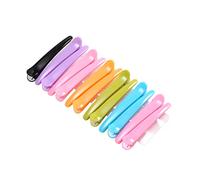 WOONEKY 12PCS Candy Colored Duckbill Hair Clips Translucent Design for Women for Various Hairstyles and Dress Ups Strong Grip and Easy to Use
