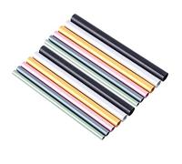 WOONEKY 12pcs Nail Rod Set Sturdy Metal Manicure Tools for Gel Nail Art French Tip Shaping Stick Tube Kit