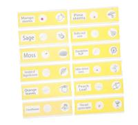 WOONEKY 12pcs Prepared Microscope Slides for Biology Education Plant Specimens for Entry Level Science Learning Sample Collection for Home School and Student Science Experiments