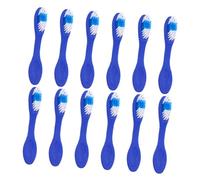 WOONEKY 12pcs Prison Toothbrushes with Soft Bristles and Short Handles for Comfortable Travel and Institutional Use Ergonomic Design for Cleaning Prisons and Psychiatric Facilities