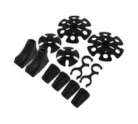WOONEKY 12pcs Trekking Pole Accessory Set Slip Tips for Hiking Poles Replacement Feet with Mud Protection for Enhanced Stability Various Terrains