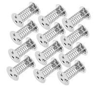 WOONEKY 12pcs Wobble Spring Bases with Adhesive Backing for Shaking Doll DIY Crafts Spring Replacements for Handmade Dashboard and Creative Projects