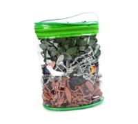 WOONEKY 130Pcs Military Model Set Simulation Soldiers for Sand Table Play Premium Army Figures with Realistic Design for Boys Military Scene Building