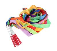 WOONEKY 14pcs Colorful Dancing Streamers Rhythmic Gymnastics Ribbon for Boys for and Performance Activities Mixed Color