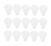 WOONEKY 15pcs Highlighter Brush Cover Makeup Brush Protectors Easy Open and Close for Storing and Keeping Makeup Tools Clean and Fashionable