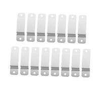 WOONEKY 15pcs Metal Tape Measure Clips Convex Tool Holder for Belt and Pants Iron Measuring Tape Clip for Workshop and Garage Organization