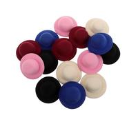 WOONEKY 15pcs Miniature Top Hats for DIY Crafts Dollhouse Accessories in Black Wine Red Blue Pink Lightweight Mini Hats for Creative Art Projects Party Decorations and Tiny Animals