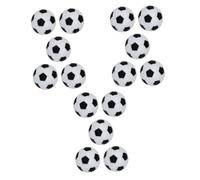 WOONEKY 15Pcs Plastic Foosball Balls Table Soccer Game Accessories Replacement for Desk Football Machine Black and White