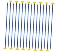 WOONEKY 16 Pcs Safety Suction Cup Arrows for Bow Replacement Plastic Arrows for Shooting Practice and Outdoor Fun Sturdy for Boys