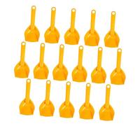 WOONEKY 16pcs Beach Sand with Mini Plastic Diggers for Sandbox Snow Planting Play Ergonomic Tools in Orange for Outdoor Fun and Party Favors