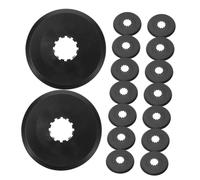WOONEKY 16pcs Cassette Spokes Protector Plastic Bicycle Flywheel Guard Wheel Spokes Protective Cover for Mountain Road Folding Bikes with Aerodynamic Design for Enhanced Safety and Speed