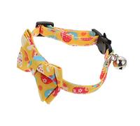 WOONEKY 1Pc Cute Cat Collar with Safety Bell Soft Kitten Neckband for Birthdays Parties Holidays Comfortable Breathable Design for Your Pet Safety
