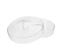 WOONEKY 1Pc Glass Petri Dishes for Cell Culture High Borosilicate Labware for Scientific Research and Experiments Transparent Design Single Unit Stable and