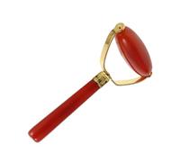 WOONEKY 1pc Jade Facial Roller Tool for Skin Care Handheld Safe Massaging Device for Facial Circulation Comfortable Wear-resistant Beauty Tool Dual- Design Improve