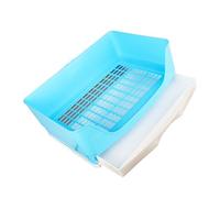 WOONEKY 1pc Pet Bed Pan for Type Toilet Easy to Clean Potty Basin for Indoor Use for Pets