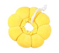 WOONEKY 1pc Pet Protective Collar Pet Neck Circle Cat Dog Recovery Collar for Anti-lick Cotton Small Dog Sunflower Design