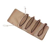 WOONEKY 1pc Portable Four Compartment Travel Toiletry Bag Makeup Organizer for Home and Business Use Lightweight Storage Pouch Practical for Women