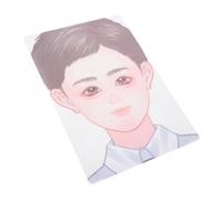 WOONEKY 1pc Practice Makeup Board for Boys and Girls Face Painting Practice Reusable Face Paint Template