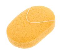 WOONEKY 1Pc Volcanic Mud Facial Cleansing Sponge Brown Reusable Exfoliating Face Wash Tool for Gentle Skin Cleaning and Makeup Removal for Daily Use