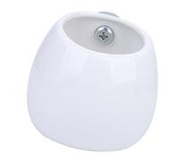 WOONEKY 1pc White Ceramic Squirrel Feeder Bowl Easy to Clean Pet Feeding Accessory for Mice Ferrets and Animals Non-breakable Design for Healthy Pet Growth
