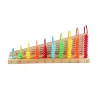 WOONEKY 1pc Wooden Abacus Math Learning for Bead Arithmetic Abacus Educational Tool for Boys and Promotes Cognitive Skills and Mental Arithmetic Development