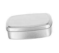 WOONEKY 1piece Practical Aluminum Soap Box Leakproof Travel Container for Soap Makeup Accessories Food-grade for Camping Gym and Home Use