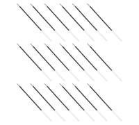 WOONEKY 1set Black Ink Ballpoint Pen Replacement Refills 0.7mm Medium Point Plastic Tips Fits Most Retractable Ink Pens for School and Office Season Decor 100pcs