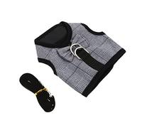 WOONEKY 1set Bunny Suit and Leash for Animals Gentle and Breathable Vest Kit Comfortable Outfit for Rabbits for Daily Walks and Outdoor Activities