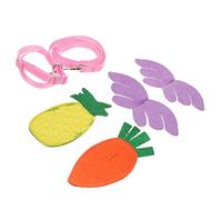 WOONEKY 1set Cute Pet Leash Replaceable Chest Strap for Animals Squirrel and Guinea Pig for Outdoor Walks and Everyday Use