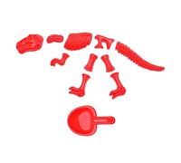 WOONEKY 1Set Dinosaur Sand Molds for Beach Creative DIY Cartoon Beach Play Lightweight Plastic Fun for Imagination and Hands Skills