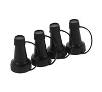 WOONEKY 1set Plastic Bottle Pourers with Precision Spout for Juice Milk and Olive Oil Compact and Compatibility for Enhanced Fun and Convenient Storage 4pcs