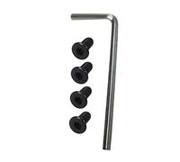 WOONEKY 1Set Scooter Screws Set with Hexagonal Handle for Electric Scooter Accessories Replacement Parts for Handlebar Front Fork and Tube Poles Lightweight Easy to Install and Disassemble